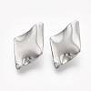 Non-Tarnish 304 Stainless Steel Stud Earring Findings STAS-S079-56B-2