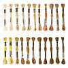 22 Bundles 22 Colors Autumn Themed Polyester Embroidery Floss OCOR-TA0002-80-3