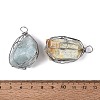 Raw Rough Natural Amazonite Pendants G-Q606-47P-3