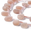 Natural Sunstone Beads Strands G-G805-B15-4