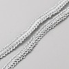 25 Yards Metallic Yarn Ribbons OCOR-WH0058-61A-1