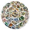 50Pcs Mini 3D Landscape PVC Self Adhesive Cartoon Stickers STIC-B001-18-2