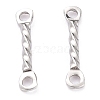 Tarnish Resistant 201 Stainless Steel Links Connectors X-STAS-B011-02A-P-1