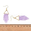 Glass Beaded Dangle Earrings EJEW-MZ00749-01-5