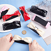   4 Pairs 4 Colors PU Leather Bowknot Shoelace Bands FIND-PH0007-47-3