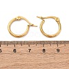 304 Stainless Steel Hoop Earrings EJEW-D195-M-3