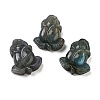 Natural Labradorite Carved Cabochons G-C152-08-1