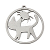 201 Stainless Steel Pendants LS-STAS-G366-02P-07-1