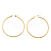 Ion Plating(IP) 304 Stainless Steel Hoop Earrings LS-EJEW-N0016-11G-G-4