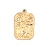 Ion Plating(IP) 304 Stainless Steel Pendants STAS-C108-10G-1