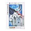 5D DIY Diamond Painting Animals Canvas Kits DIY-C004-03-4