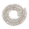 Electroplate Glass Beads Strands EGLA-A034-J6mm-B09-2