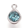 Faceted Glass Charms RGLA-TAC0001-01C-1