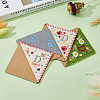 4Pcs 4 Style Felt Embroidery Bookmarks FIND-HY0003-46D-4