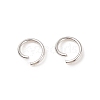 Tarnish Resistant 304 Stainless Steel Jump Rings STAS-R049-6x0.8mm-1