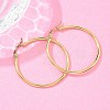 Ring 304 Stainless Steel Big Hoop Earrings X-EJEW-N0016-11G-F-2