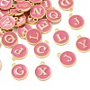 Golden Plated Alloy Enamel Charms ENAM-S118-08-M-1