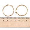 Ion Plating(IP) 304 Stainless Steel Hoop Earrings EJEW-L215-29G-2