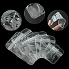 40Pcs 4 Styles Transparent Plastic Zip Lock Bags OPP-FS0001-10-3