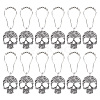 Iron Shower Curtain Rings for Bathroom HJEW-PH01661-02-1