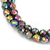 Electroplated Synthetic Non-magnetic Hematite Beads Strands G-H072-B01-01B-3