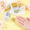 10 Rolls 10 Styles Round PET Metallic Thread MCOR-TA0001-04-6