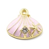 Alloy Enamel Charms PALLOY-E582-02G-02-1