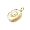 Brass Enamel Pendants X-KK-K400-20G-01-2