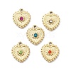 304 Stainless Steel Rhinestone Pendants STAS-L283-33G-1