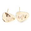 Brass Stud Earrings Findings KK-R116-017-NF-1
