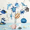 Ocean Theme Wooden Sea Animal Pendant Decorations PW-WGE3A68-01-3