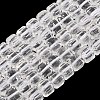 Natural Quartz Crystal Rock Crystal Beads Strands GG-CBA4808-B03-03-2