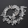 Natural Quartz Crystal Beads Strands G-R435-09F-3