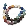 Dyed Natural Lava Rock Beads Strands G-A264-A03-01A-2