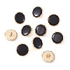 10Pcs Alloy Resin Shank Buttons BUTT-TA0001-36B-2
