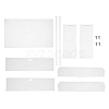 2-Tier Transparent Acrylic Minifigures Display Case ODIS-WH0061-50B-6