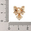 Rack Plating Brass Micro Pave Cubic Zirconia Pendants KK-F876-29KCG-3