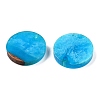 Opaque Resin Pendants RESI-T058-03B-3