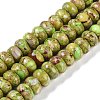 Dyed Synthetic Imperial Jasper Beads Strands G-P529-E01-A04-1