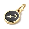 Real 18K Gold Plated Brass Enamel Charms KK-L216-001G-C01-2