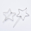 Alloy Hollow Geometric Hair Pin PHAR-N005-014P-3