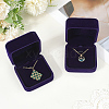 Square Velvet Jewelry Boxes for Pendant CON-WH20013-03B-4