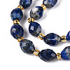 Natural Lapis Lazuli Beads Strands G-N342-53-8x6-10-4