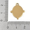 Ion Plating(IP) 304 Stainless Steel Rack Plating Pendant Cabochon Settings STAS-U019-13G-3