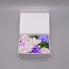 Rectangle Rose Combination Soap Flower & Photo Frame Box AJEW-WH0237-25-3