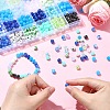 DIY Round Acrylic Beads Bracelets Making Kits DIY-YW0009-31-4