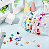 252Pcs 14 Colors Opaque Acrylic Beads SACR-TA0001-49-8