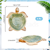 Tortoise Porcelain Home Decortions DJEW-WH0058-07-2