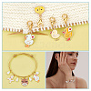 Chick & Duck Stitch Markers HJEW-AB00240-5