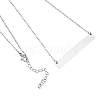 8Pcs 304 Stainless Steel Pendant Necklaces NJEW-FH0001-15P-1